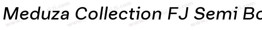 Meduza Collection FJ Semi Bold Text字体转换